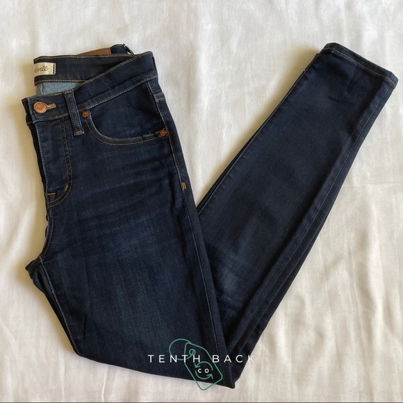 MADEWELL Tencel Denim Edition 9” High-Rise Skinny Jeans | 25 - Picture 4 of 15